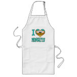 I Love monkeys aprons
