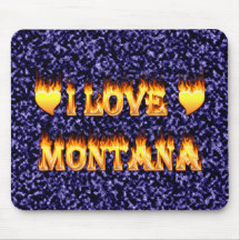 I love montana fire and flames mouse pad