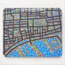 I LOVE MONTREAL MOUSEMATS