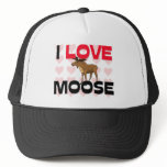 I Love Moose hats