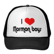 I Love Mormon Boys Trucker Hats