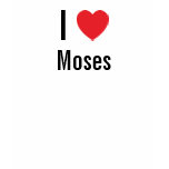 I love Moses t-shirts