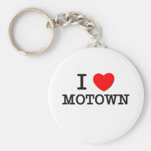 I Love Motown Keychains
