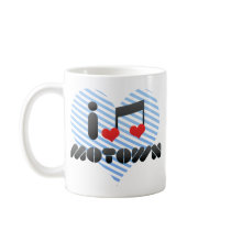 I Love Motown Coffee Mugs