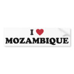 I Love Mozambique Bumper Sticker