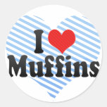 I Love Muffins Sticker
