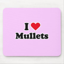 I love mullets mouse pad