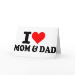 I love mum and dad cards