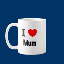 I Love Mum mugs