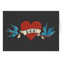 I Love Mum Tattoo Card 2