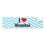 I Love Mumbai, India Bumper Sticker