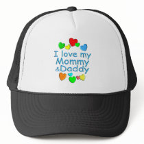 I Love Mummy & Daddy Mesh Hats