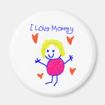 I Love Mummy Fridge Magnets