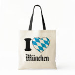 I Love München, Bavaria, Germany bags