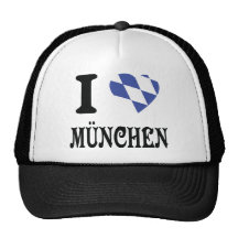 I love München icon Trucker Hats