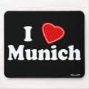 I Love Munich mousepads