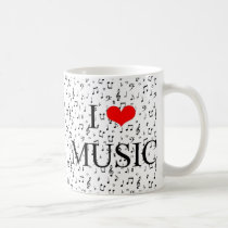 I Love Music mugs