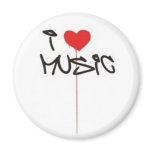 I Love Music magnets