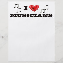 I LOVE MUSICIANS FLYER