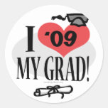 I Love My 2009 Grad Gear Sticker