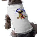 I Love My 2 Dads Pug pet clothing