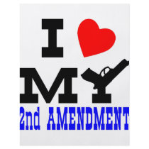 I Love My 2nd Amendment Custom Flyer