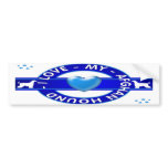 I Love My Afghan Hound Bumper Stickers