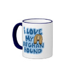 I Love My Afghan Hound Mug