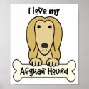 I Love My Afghan Hound posters