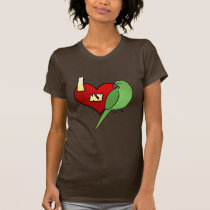 I Love my African Ringneck Parakeet t-shirts