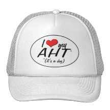 I Love My AHT (It's a Dog) Mesh Hat