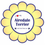 I Love My Airedale Terrier (Female Dog) Cut Outs