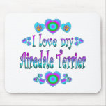 I Love My Airedale Terrier Mouse Pad