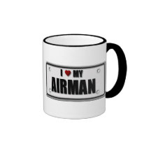 I Love My Airman Coffee Mugs
