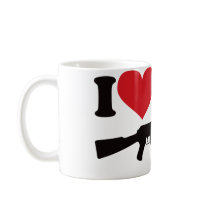 I Love My AK47 Coffee Mug