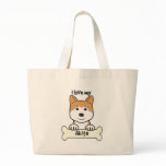 I Love My Akita bags