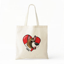 I Love my Akita Bags