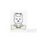 I Love My Akita cards