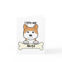 I Love My Akita cards