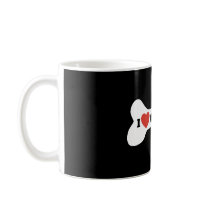 I Love My Akita - Dog Bone Mug