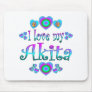 I Love My Akita Mouse Pads