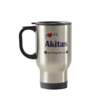 I Love My Akitas (Multiple Dogs) Coffee Mug