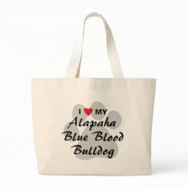 I Love My Alapaha Blue Blood Bulldog Bags