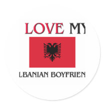 I Love My Albanian Boyfriend stickers