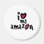 I Love My Amazon Magnets