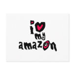 I Love My Amazon Postcards