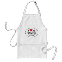 I Love My American Brittany (It's a Dog) Aprons