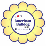 I Love My American Bulldog Mix (Male Dog) Photo Cutouts