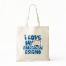 I Love My American Eskimo Bag