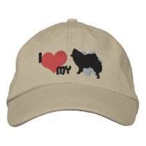 I Love my American Eskimo Dog Embroidered Hat